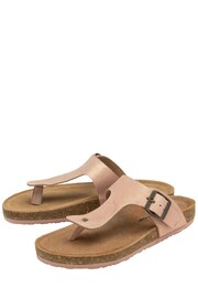 Dunlop Gold Ladies Toe Post Footbed Sandals - Image 2 of 4