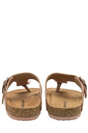 Dunlop Gold Ladies Toe Post Footbed Sandals - Image 3 of 4