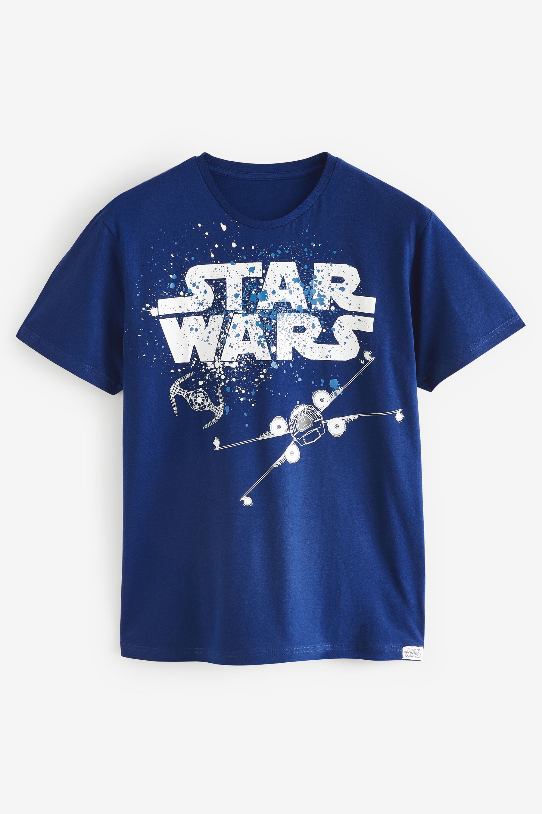 Buy Character Blue Star Wars Short 100 Cotton Pyjamas from the Next UK online shop