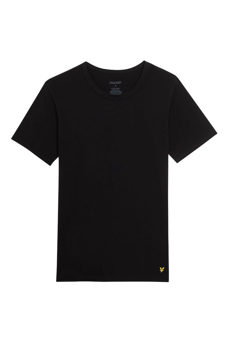 Lyle & Scott Black Basic T-Shirts 3 Pack - Image 2 of 3