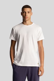 Lyle & Scott Black Basic T-Shirts 3 Pack - Image 2 of 5