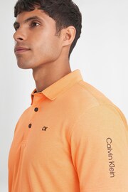 Calvin Klein Orange Golf Uni Polo Shirt - Image 3 of 9