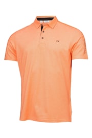 Calvin Klein Orange Golf Uni Polo Shirt - Image 4 of 9