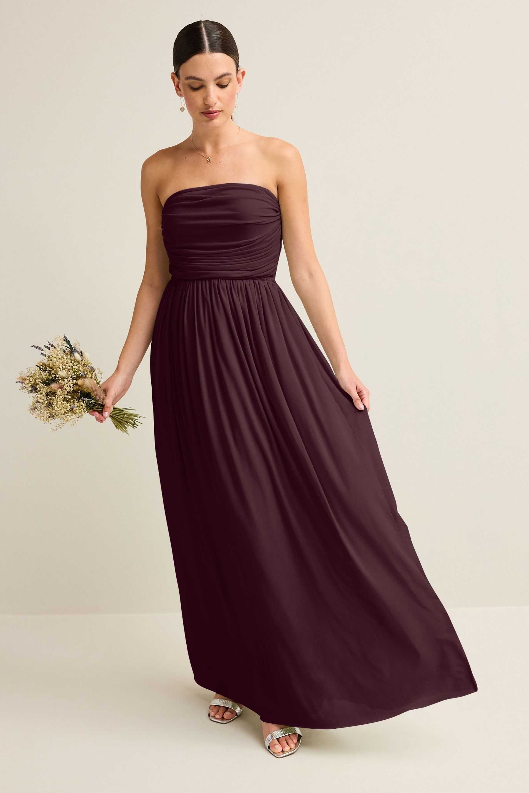 Plum purple maxi dress sale