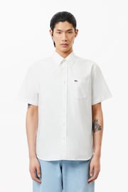 Lacoste Short Sleeve Oxford Shirt - 圖片 1，共 6