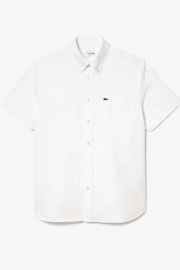 Lacoste Short Sleeve Oxford Shirt - Image 5 of 6