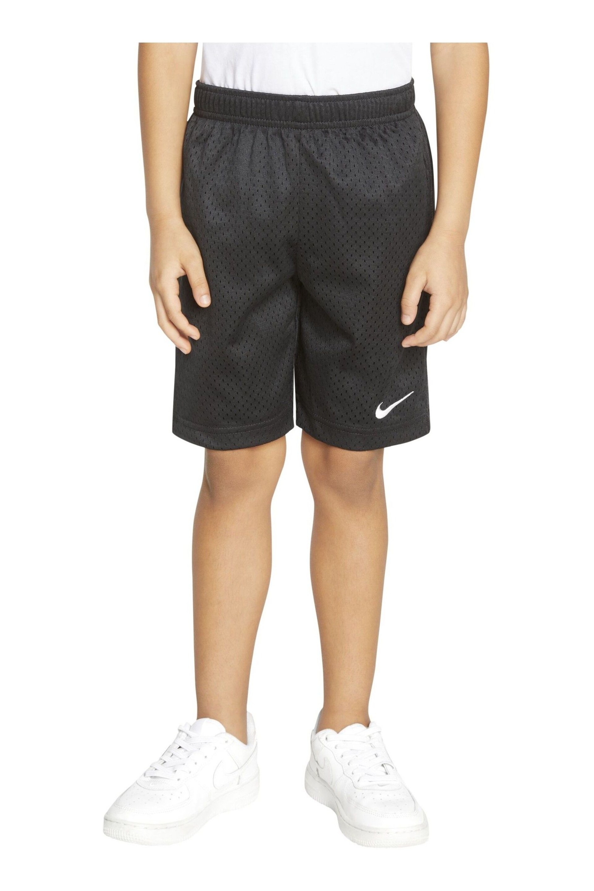 Nike Black Little Kids Mesh Shorts - Image 1 of 2