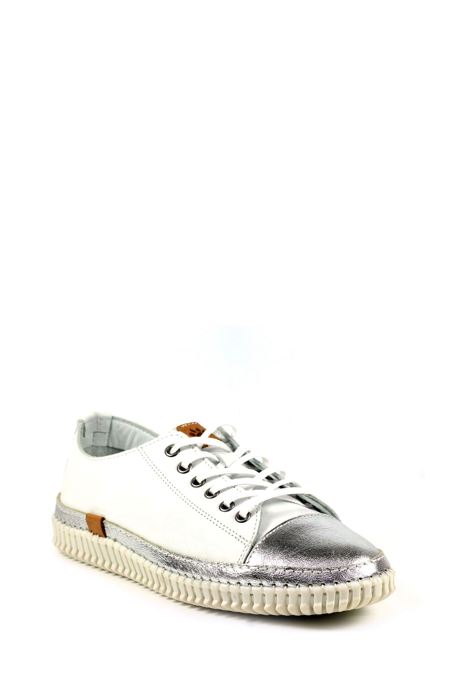 Lunar Lazy Dogz Truffle Leather Trainers - Image 2 of 9