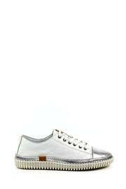 Lunar Lazy Dogz Truffle Leather Trainers - Image 3 of 9