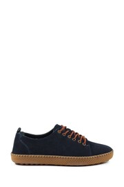 Lunar Blue Lazy Dogz Salvador Navy Suede Shoes - Image 4 of 8