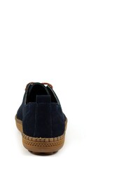 Lunar Blue Lazy Dogz Salvador Navy Suede Shoes - Image 5 of 8