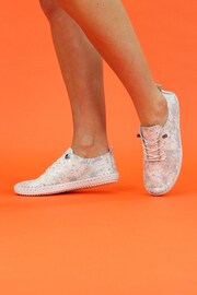 Lunar Natural Ellington Floral Lea Plimsoll Shoes - Image 1 of 3