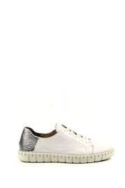 Lunar Kiera Silver Lea. Trainers - Image 2 of 5