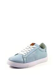 Lunar Blue Lazy Dogz Piper Lt Blue Lea. Trainers - Image 4 of 7