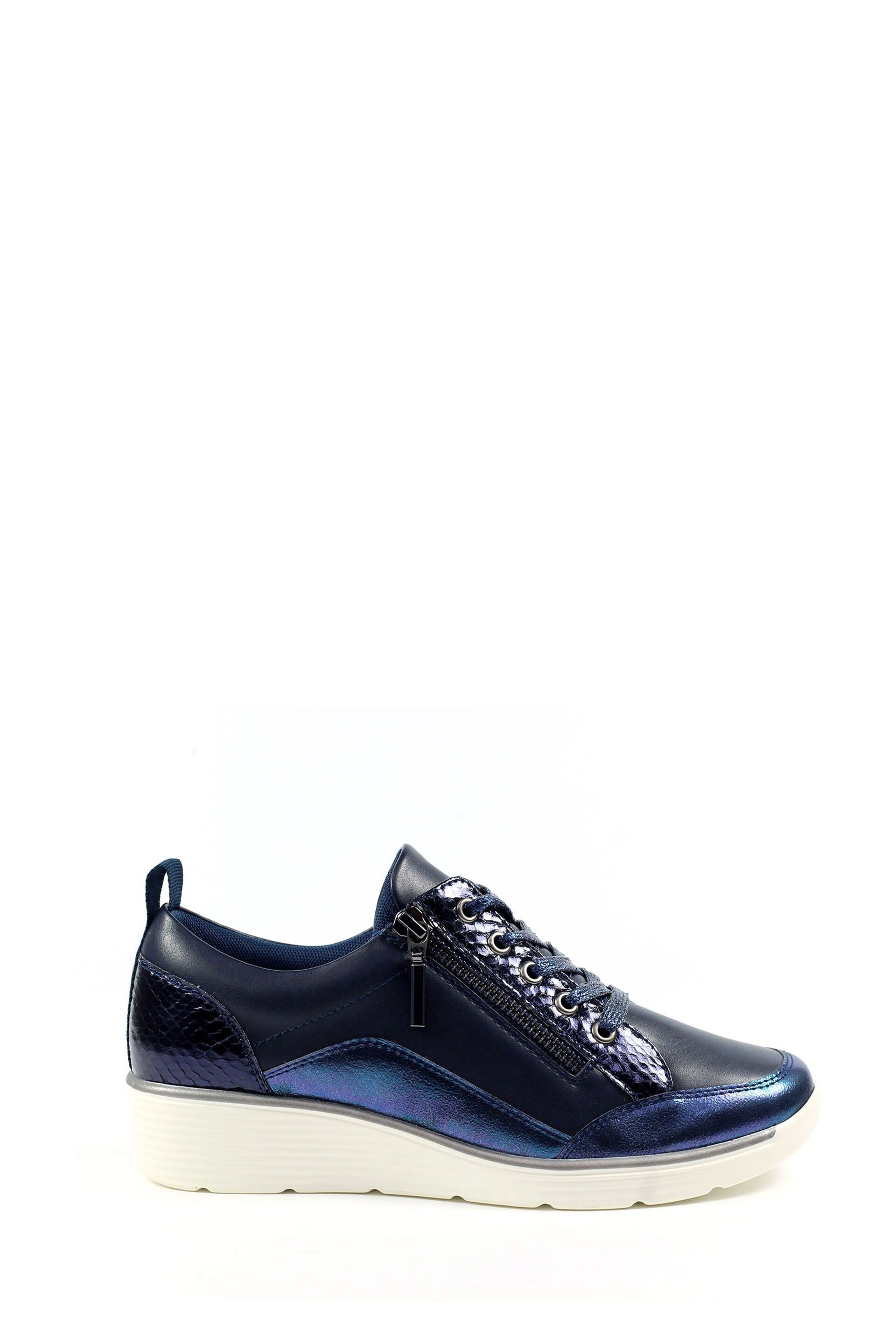 Lunar Navy Blue Kiley Trainers - Image 2 of 8