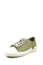 Lunar Lazy Dogz Truffle Leather Trainers - Image 4 of 9