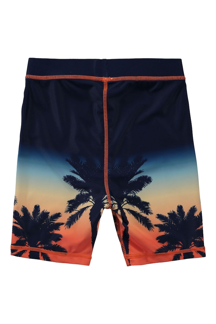 adidas Blue Chelsea Hawaiian T-Shirt And Shorts Swim Set - Image 5 of 5