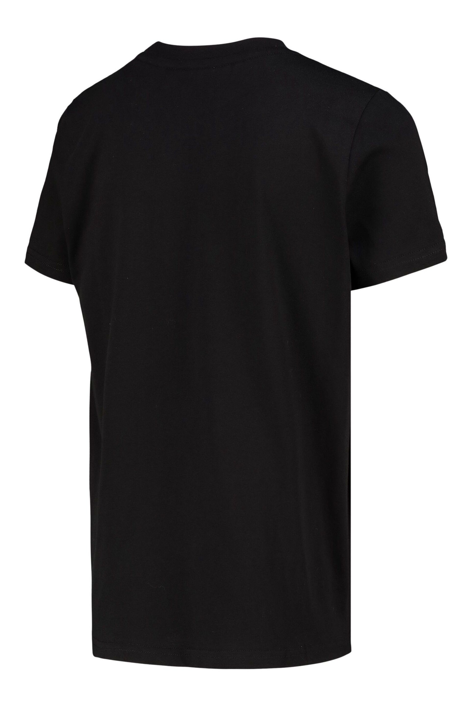 adidas Black England Tonal Reflective Graphic T-Shirt - Image 3 of 3
