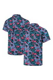 adidas Blue Derby County Hawaiian Shirt - Image 1 of 3