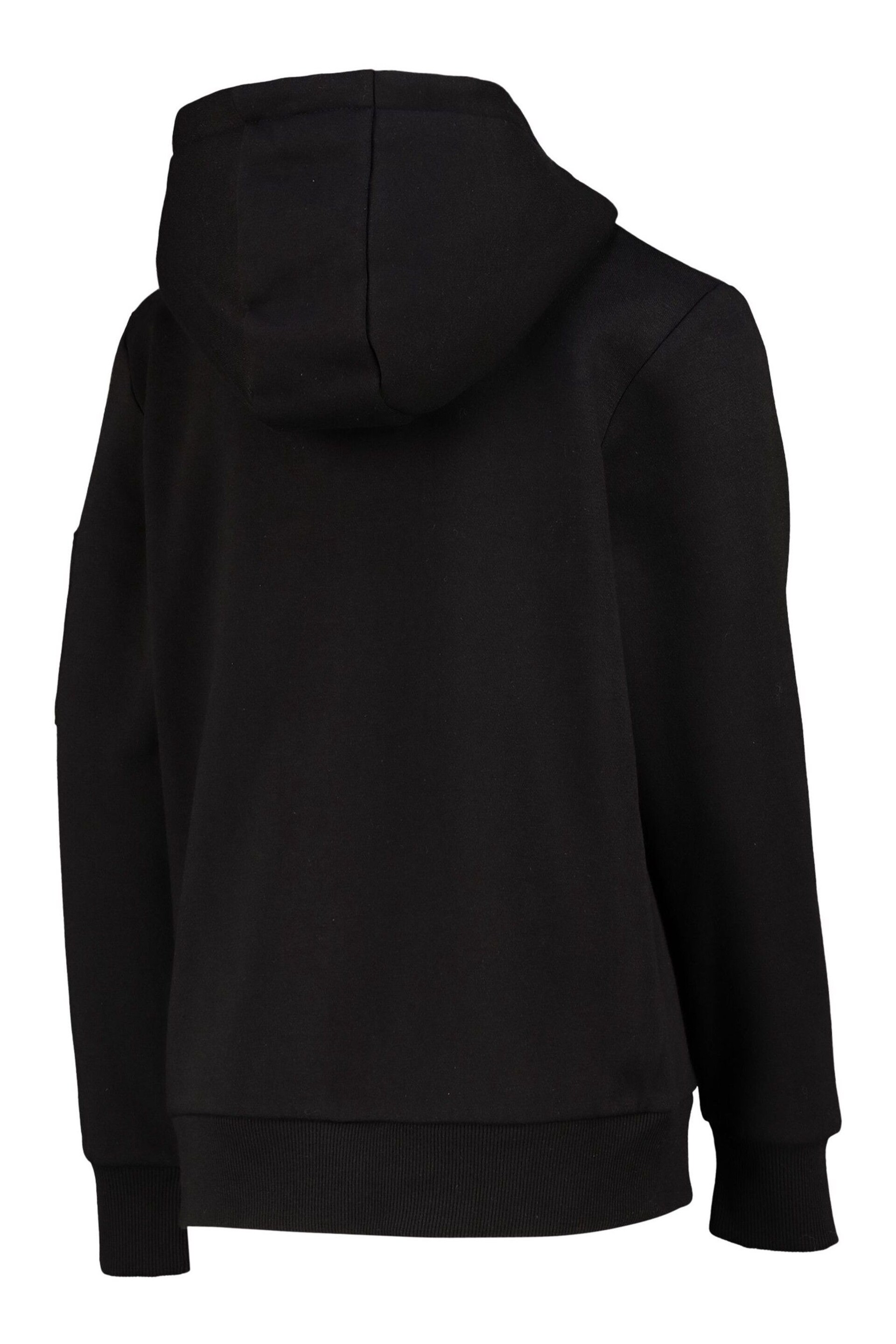 adidas Black Everton Tonal 1/4 Zip Hoodie - Image 3 of 3