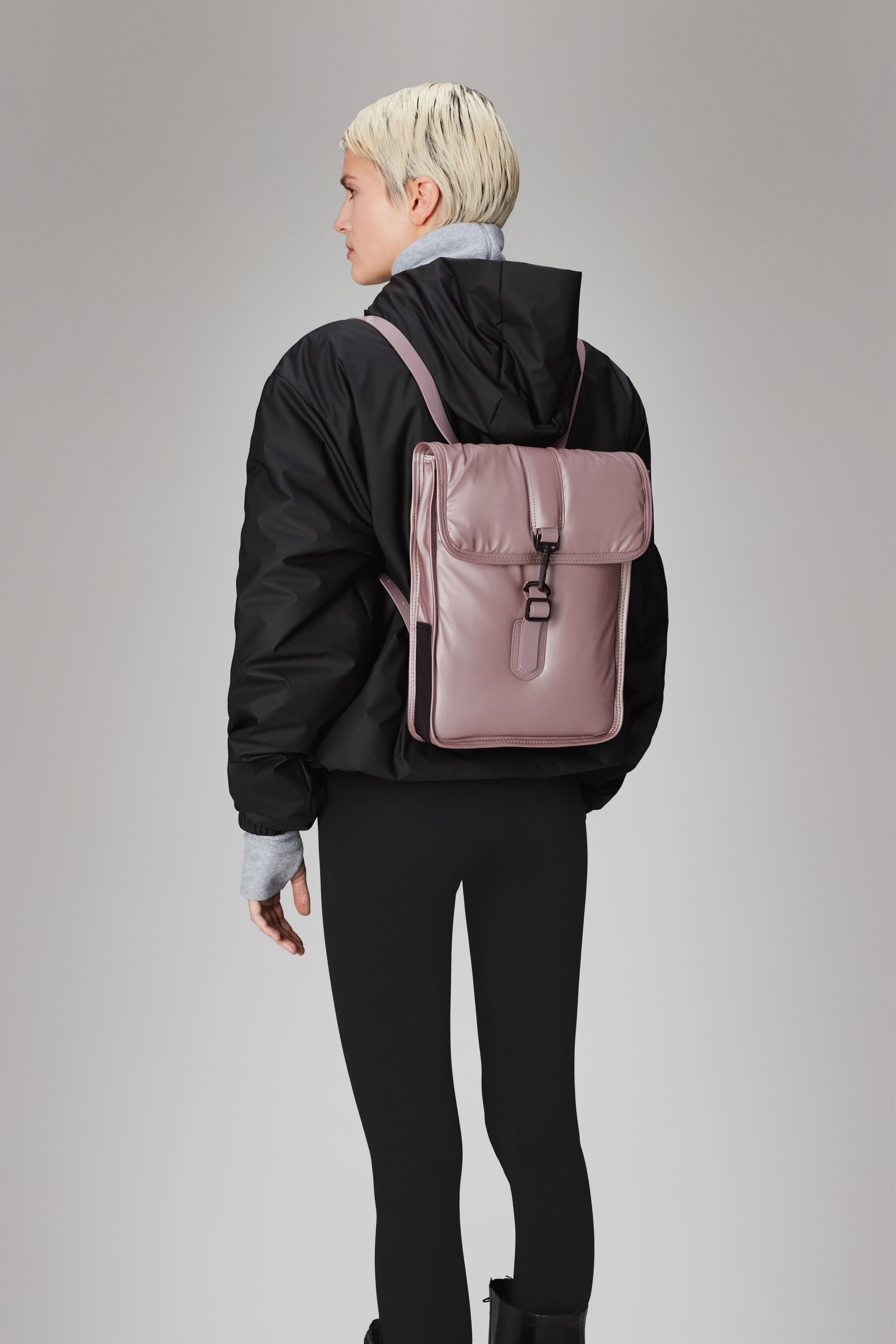 Buy Rains Pink Puffed Micro Backpack from the Next UK online shop