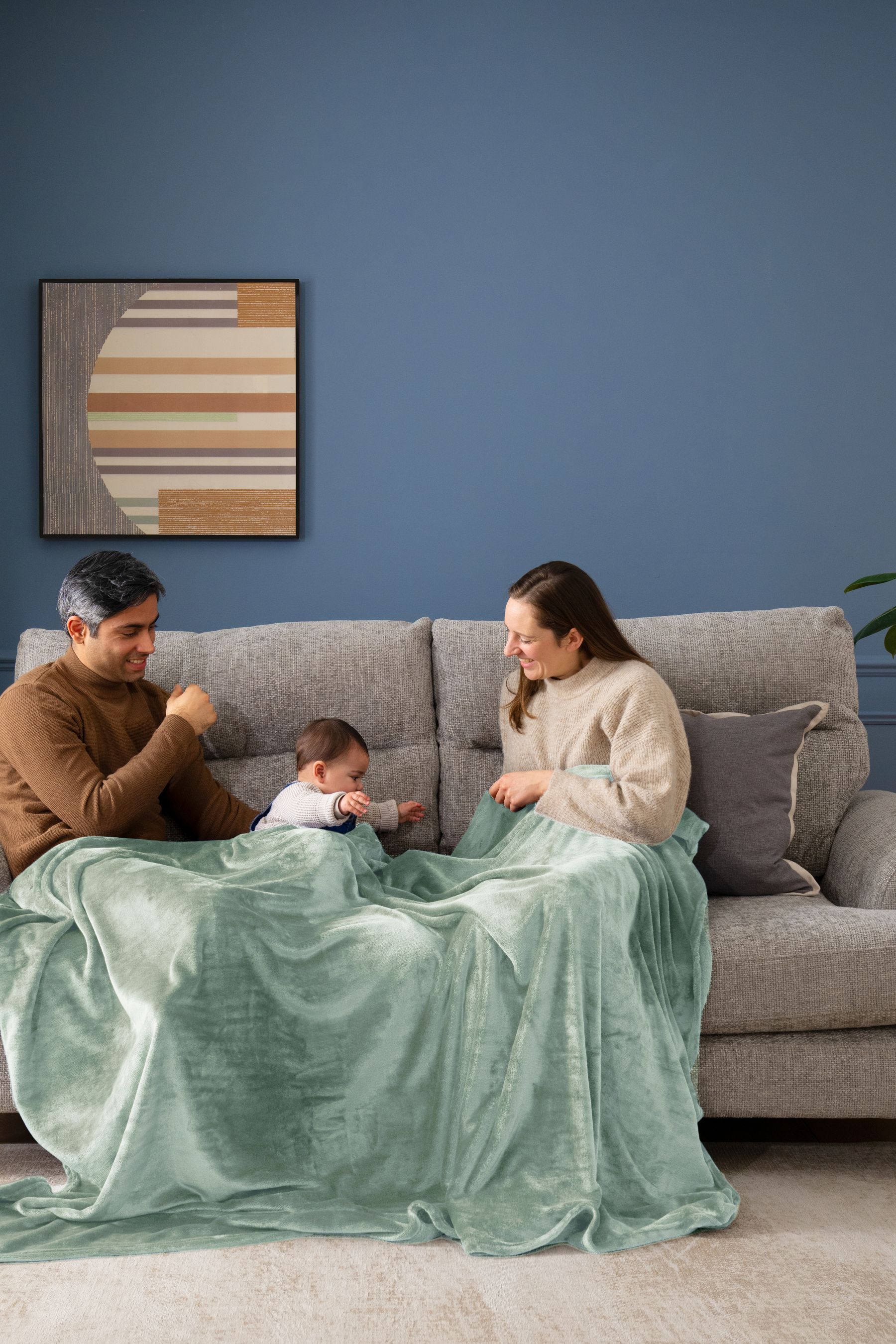 Sage fleece blanket 2025