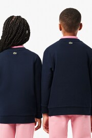 Lacoste 100% Cotton Navy Sweatshirt - Image 5 of 6