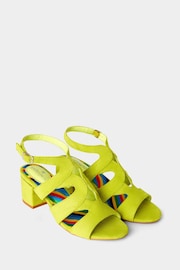 Joe Browns Green Strappy Peep Toe Sandals - Image 4 of 4