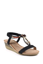 Lunar Genoa Wedge Sandals - Image 3 of 7