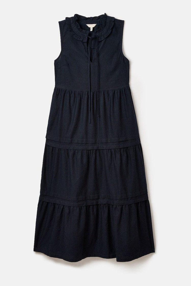 Joules Ophelia Navy Sleeveless Tiered Dress - Image 6 of 6