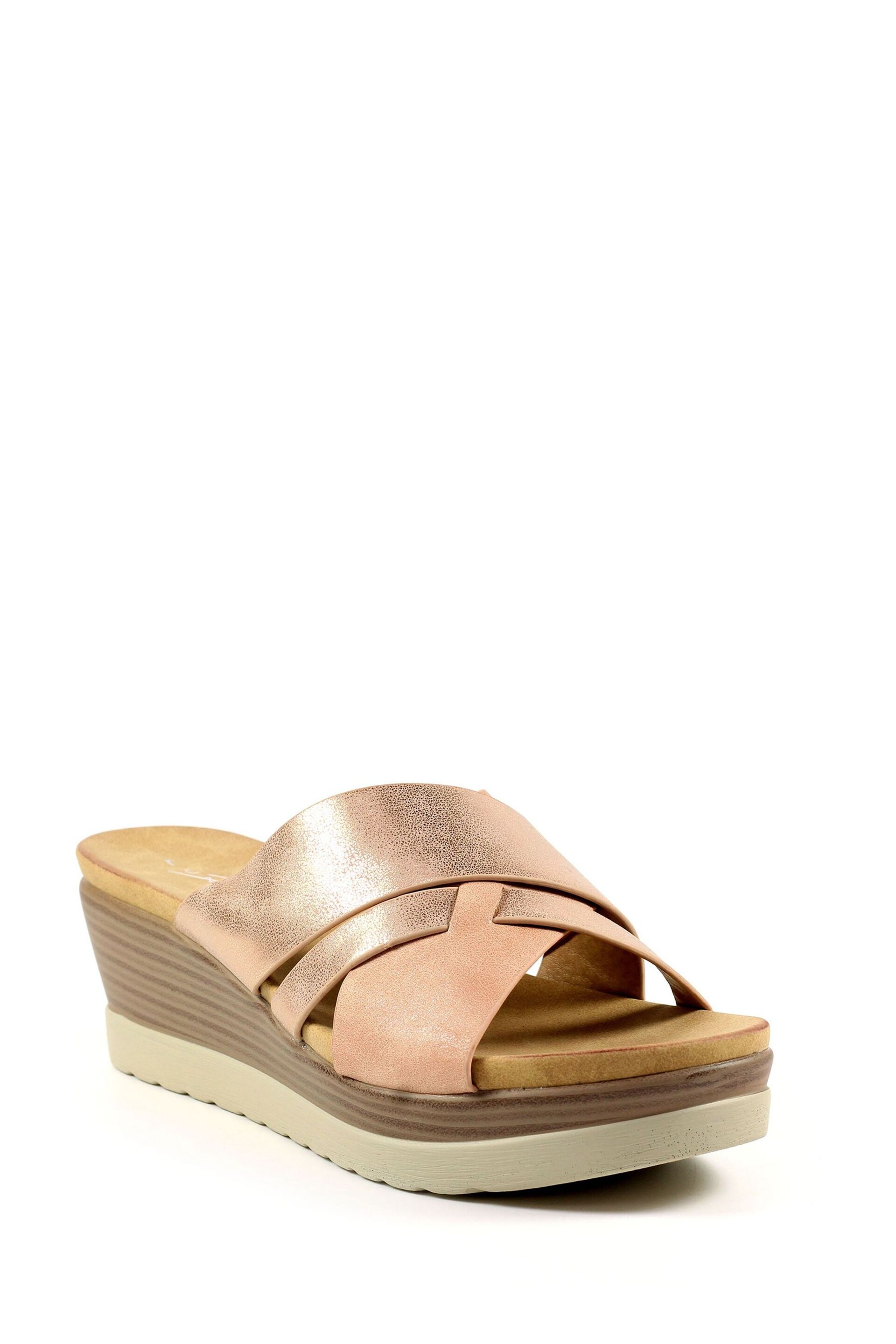 Lunar Maven Rose Wedge Sandals - Image 2 of 7