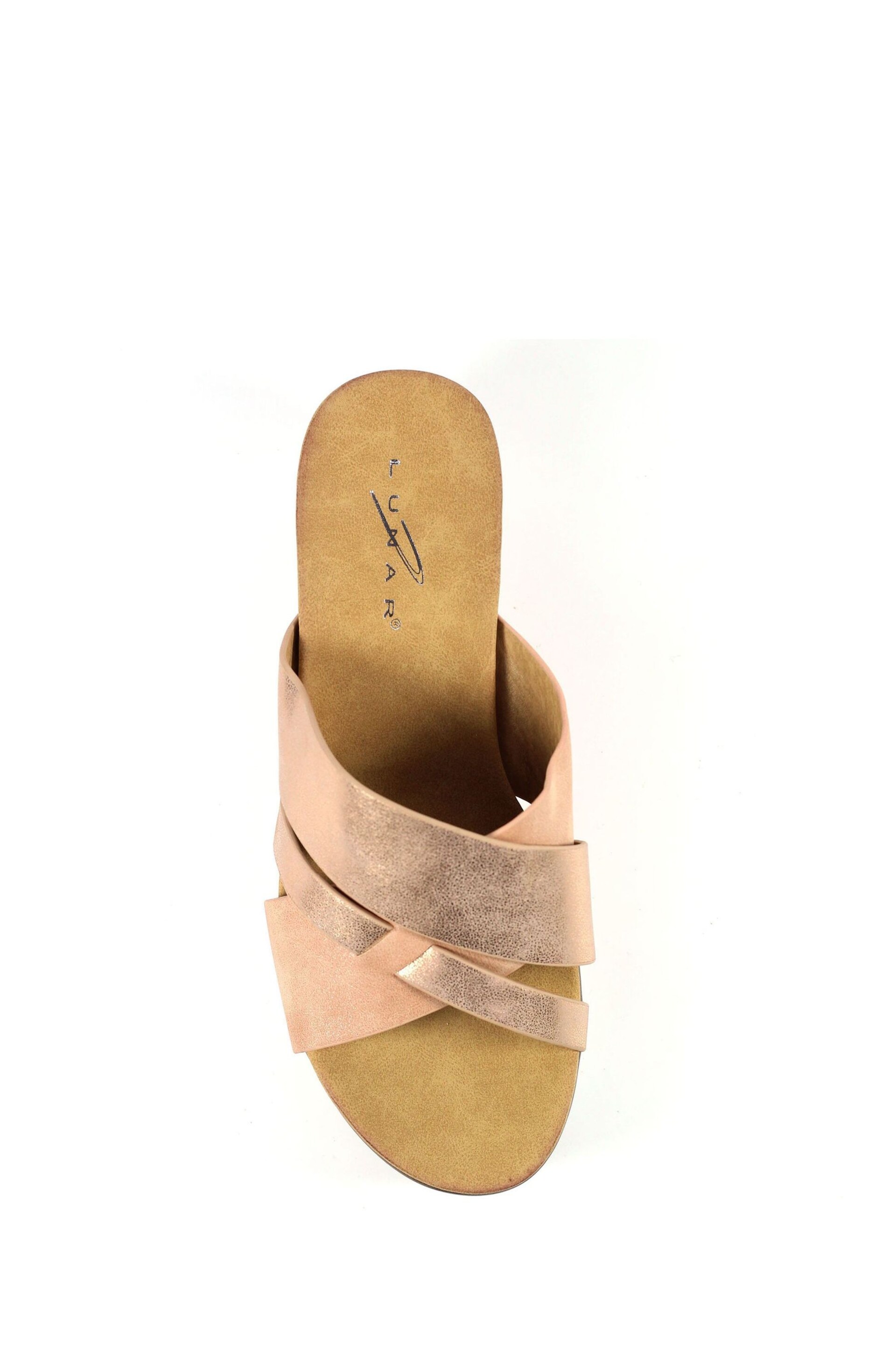 Lunar Maven Rose Wedge Sandals - Image 6 of 7