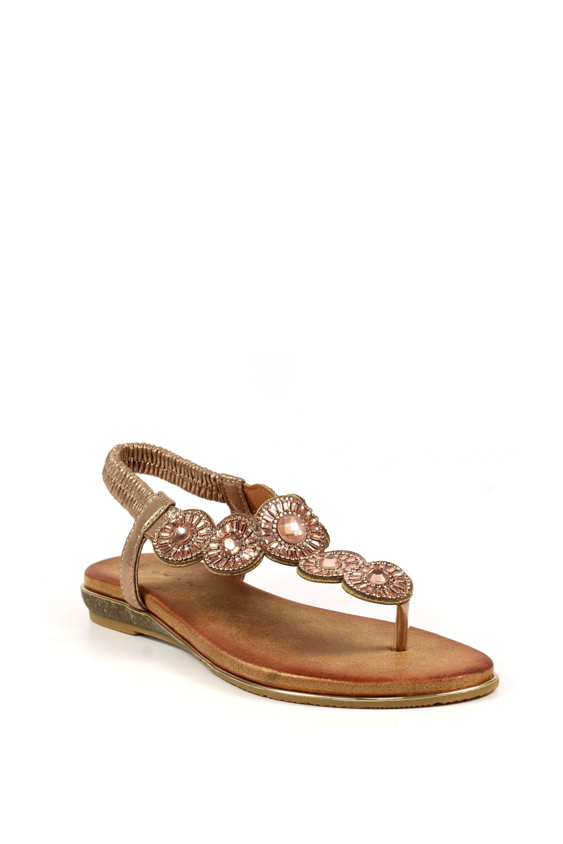 Lunar Gold Bora Rose Sandals - Image 1 of 6