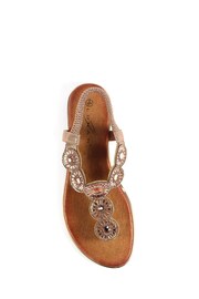 Lunar Gold Bora Rose Sandals - Image 5 of 6