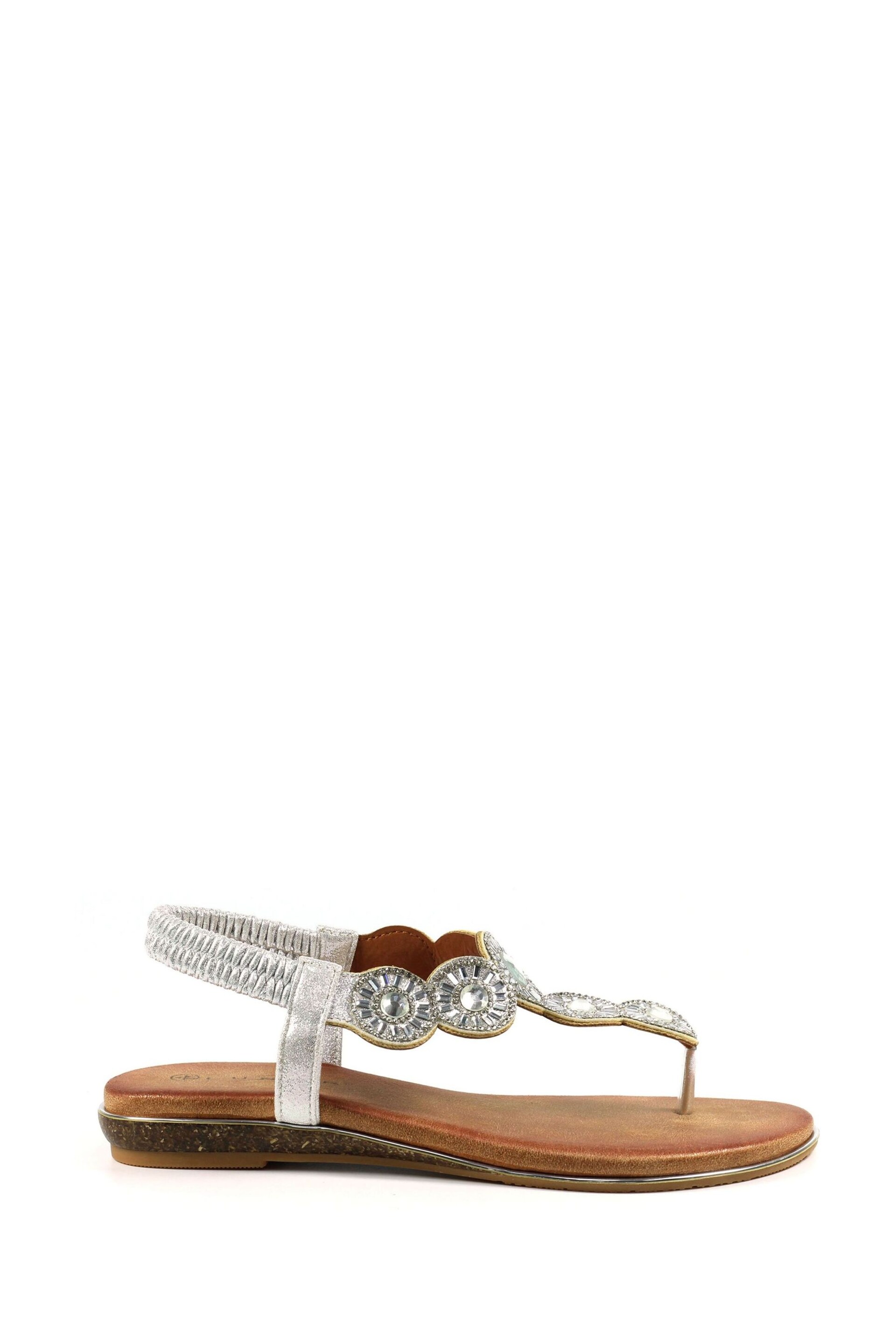 Lunar Silver Bora Sandals - Image 2 of 6