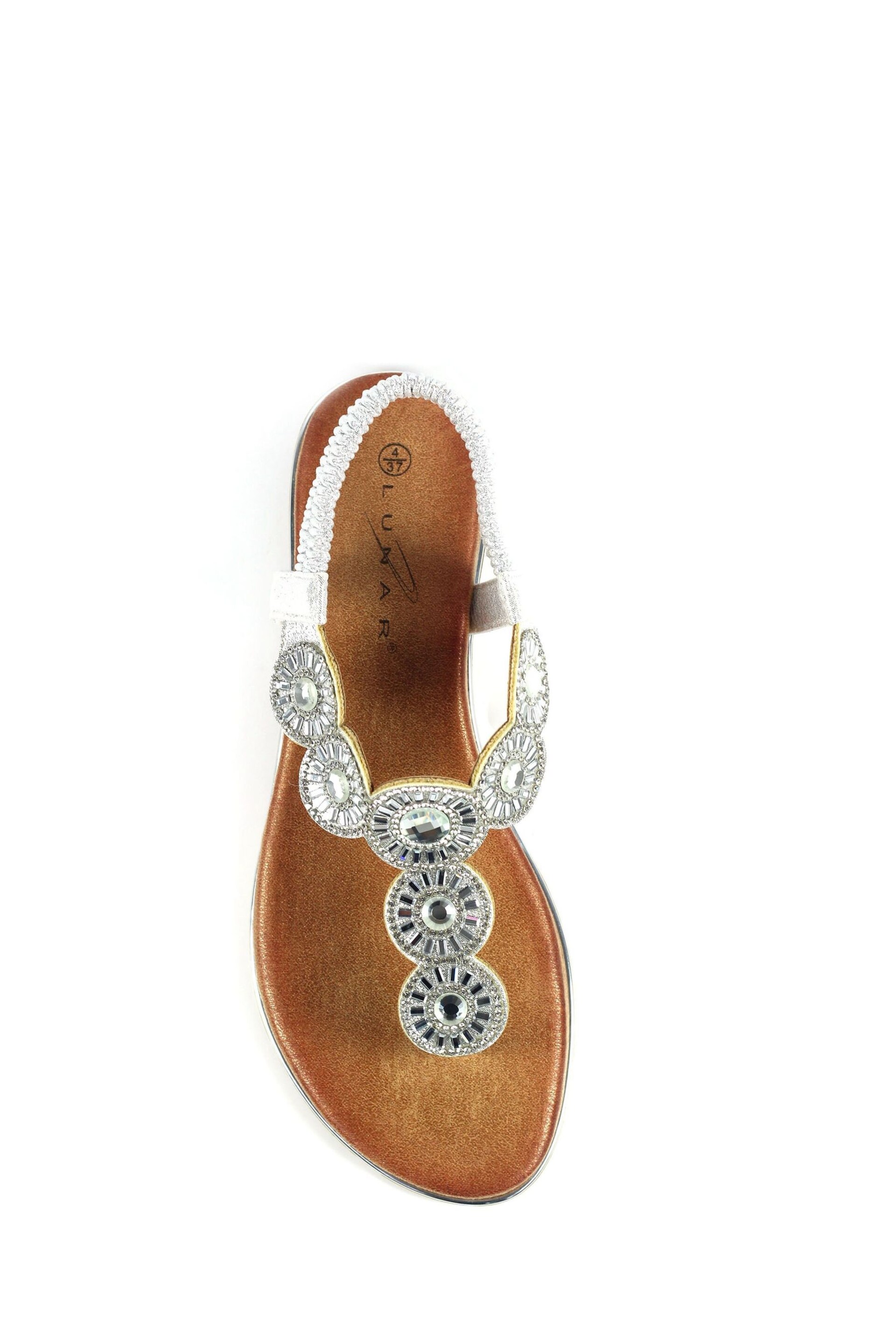 Lunar Silver Bora Sandals - Image 5 of 6