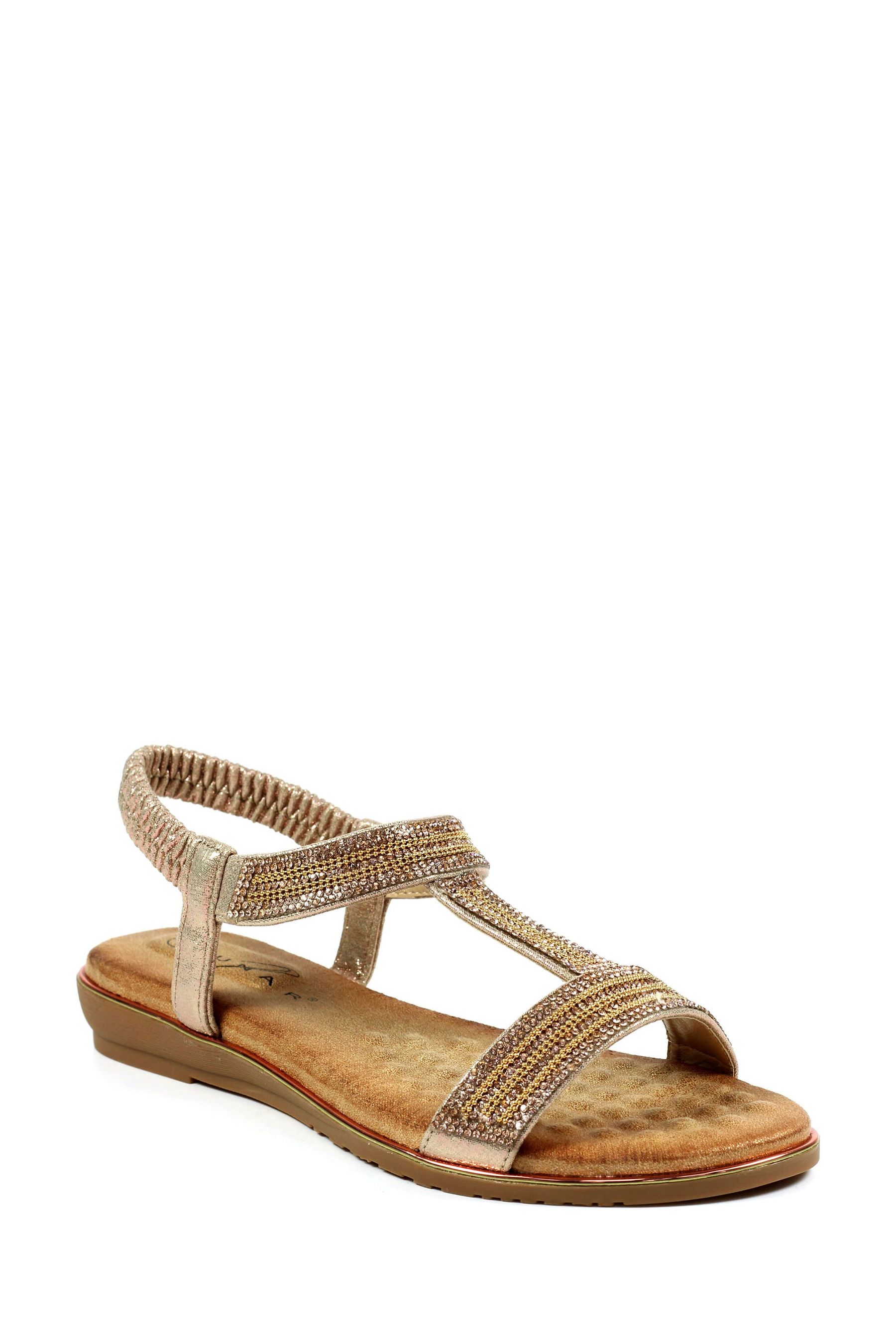 Lunar gold sandals hotsell