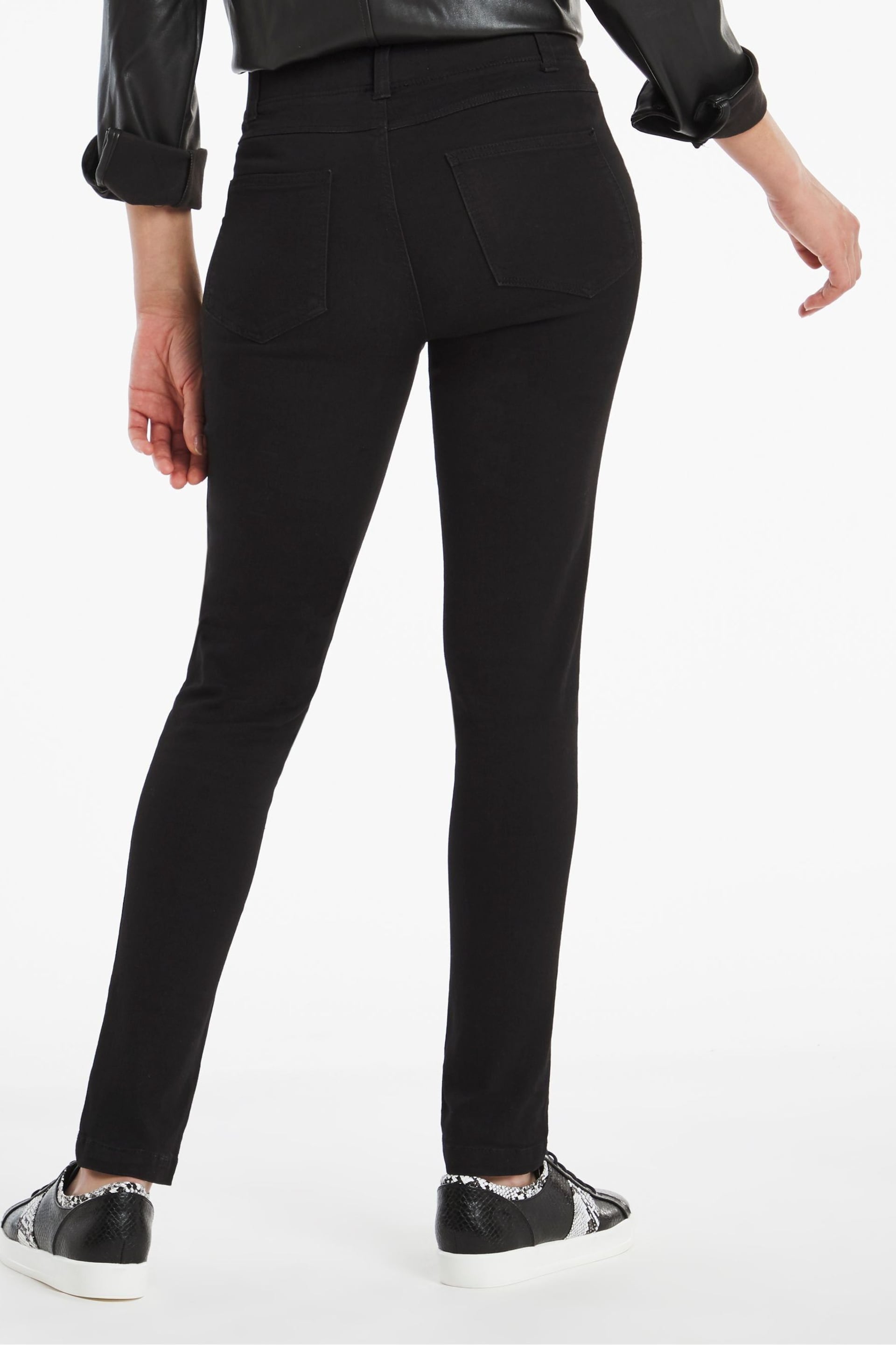 Simply Be Black Slim Leg Bella Jeggings - Image 2 of 5