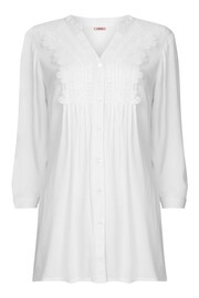 Joe Browns White Floaty Pintuck Lace Blouse - Image 5 of 5