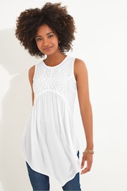 Joe Browns White Crochet Lace Hem Tunic - Image 1 of 6