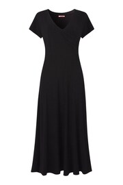 Joe Browns Black Colour block A-Line Wrap Dress - Image 5 of 5