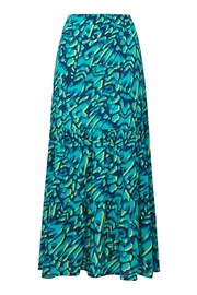 Joe Browns Blue Abstract Butterfly Maxi Skirt - Image 5 of 5