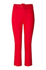 Joe Browns Red Retro Belted Slim Capri Trousers - Image 5 of 5