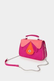 Joe Browns Pink Scalloped Microsuede Saddle Bag - Image 2 of 3