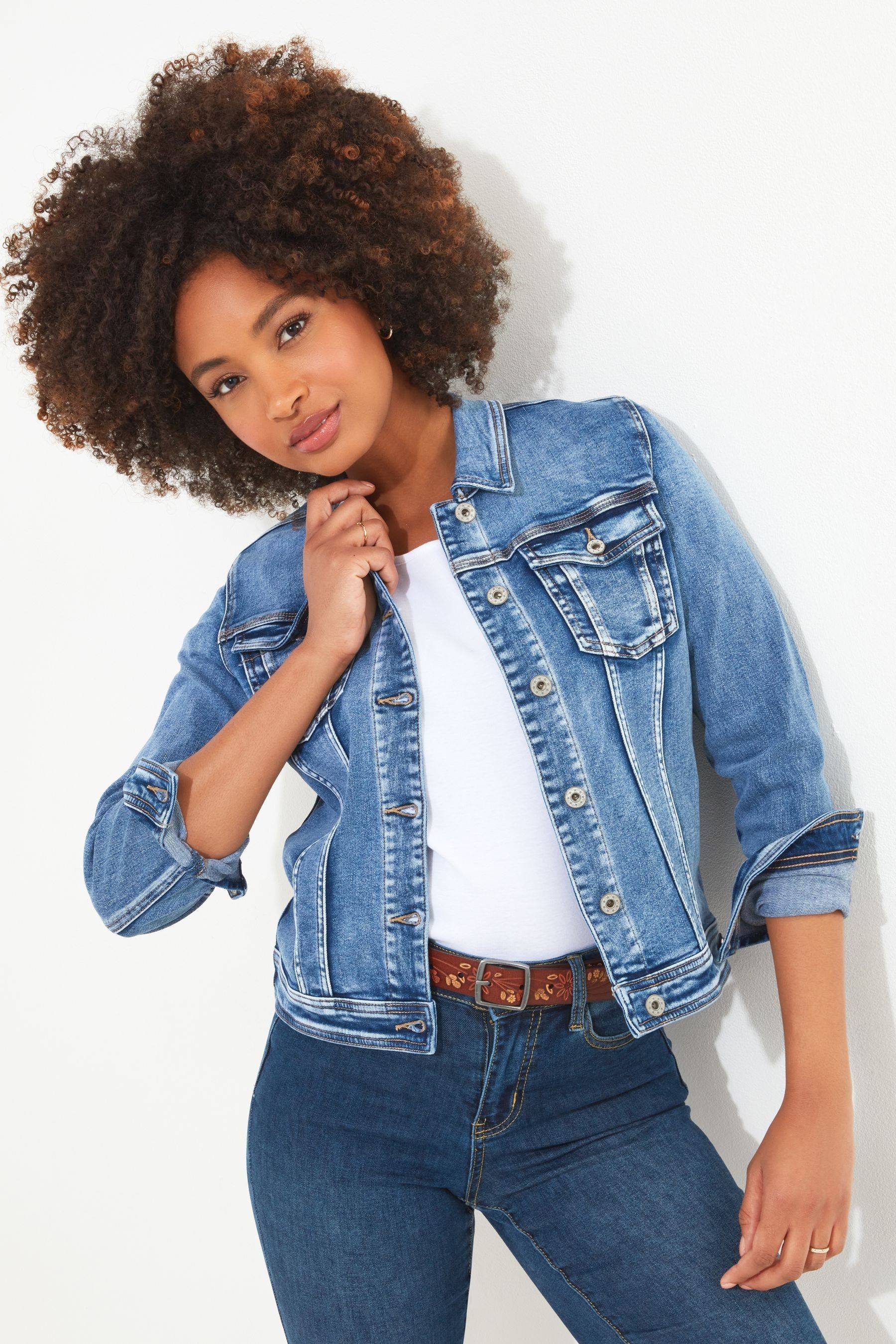 Buy Joe Browns Blue Boutique Embellished Denim Jacket from Next Luxembourg