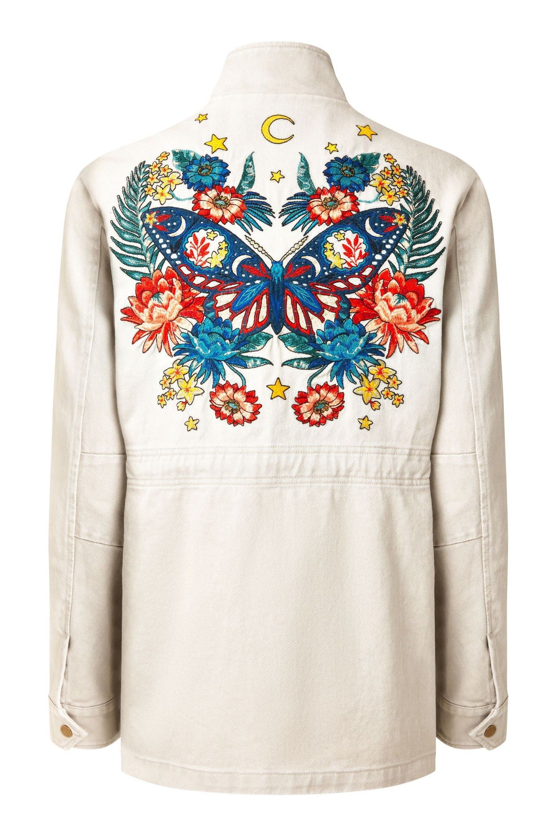 Embroidered utility jacket online