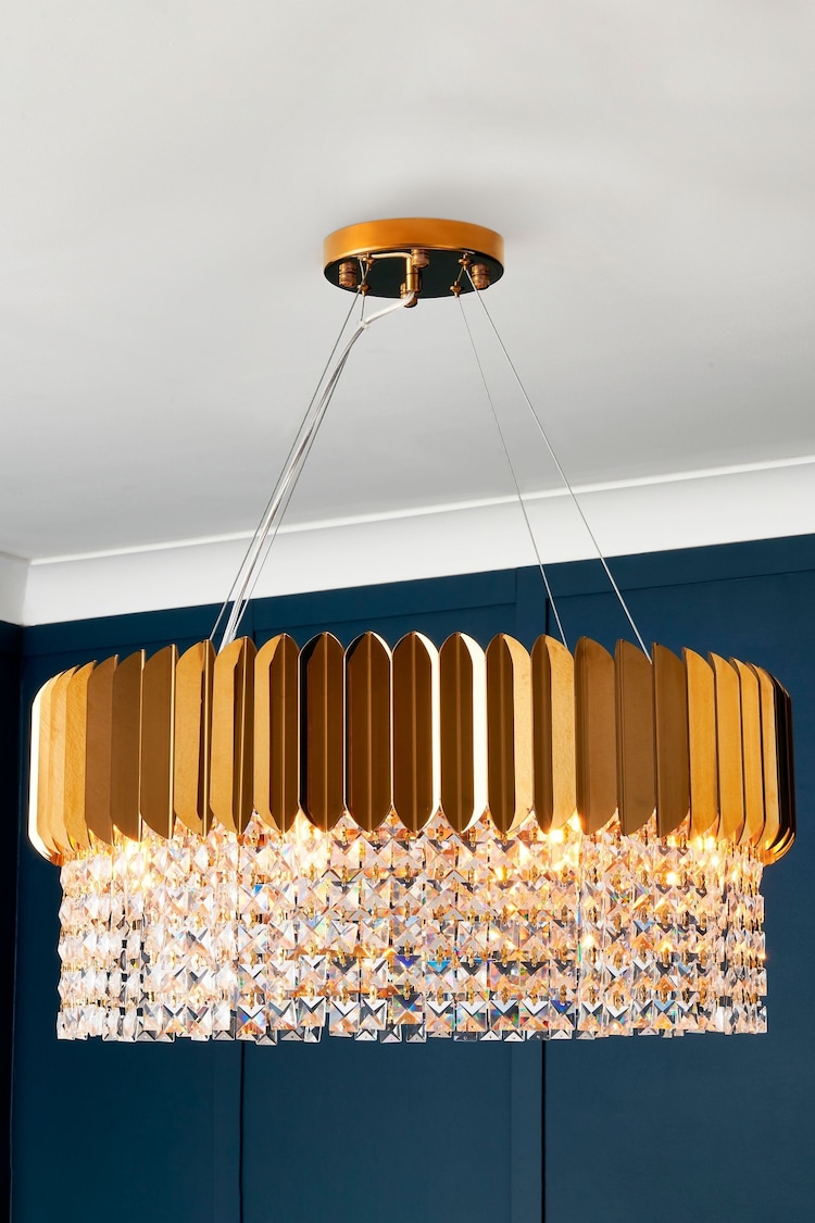 Visconte by BHS Polished Brass Pagani Ceiling Light - Image 1 of 4