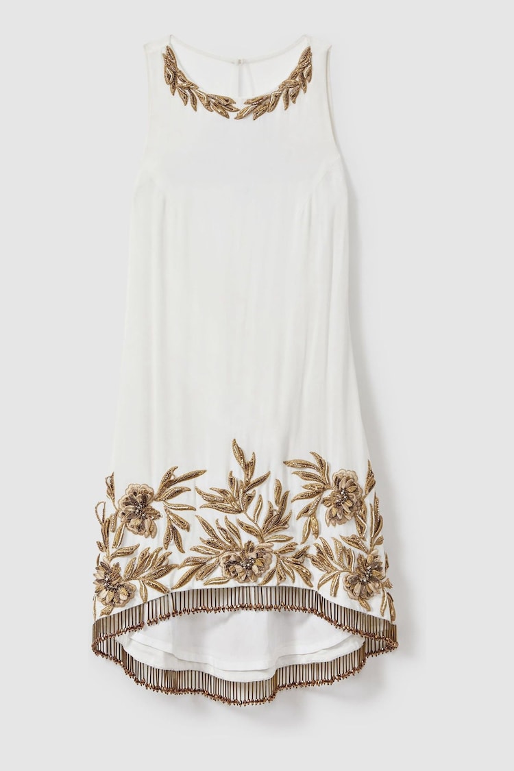 Raishma Embroidered Tassel Mini Dress - Image 2 of 5