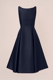 Adrianna Papell Blue Sleeveless Tea Length Dress - Image 5 of 6