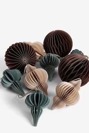 Set of 10 Paper Honeycomb Baubles - Image 4 of 5